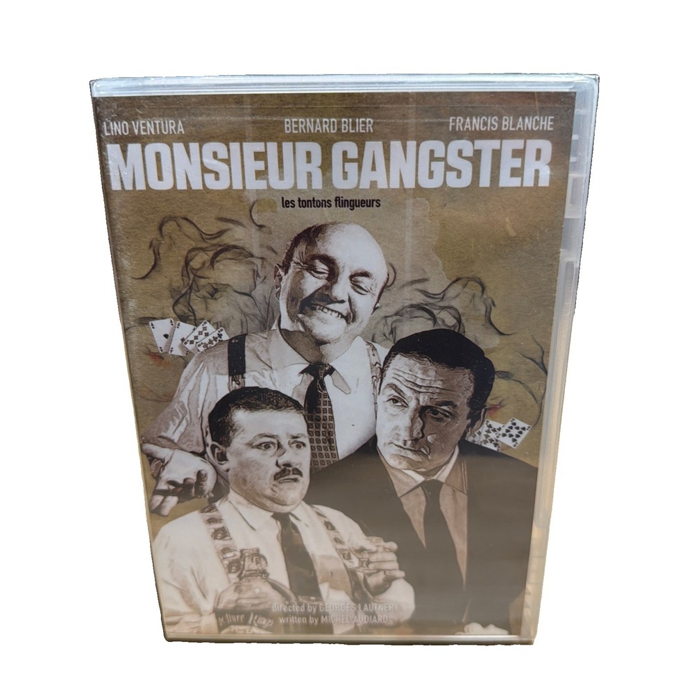 Monsieur Gangster DVD New Sealed Olive Films French Lino Ventura Bernard Blier